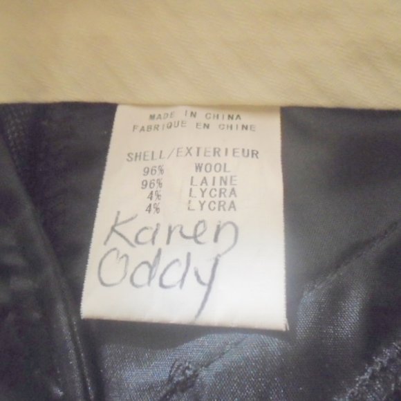 THEORY BLACK AND GRAY CHECKERED PANTS SIZE 4 - Picture 7 of 12